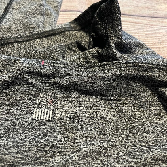 Gray Victoria’s Secret VSX Sport Calf Length Leggings, Drawstring Waist, Small - Picture 3 of 7